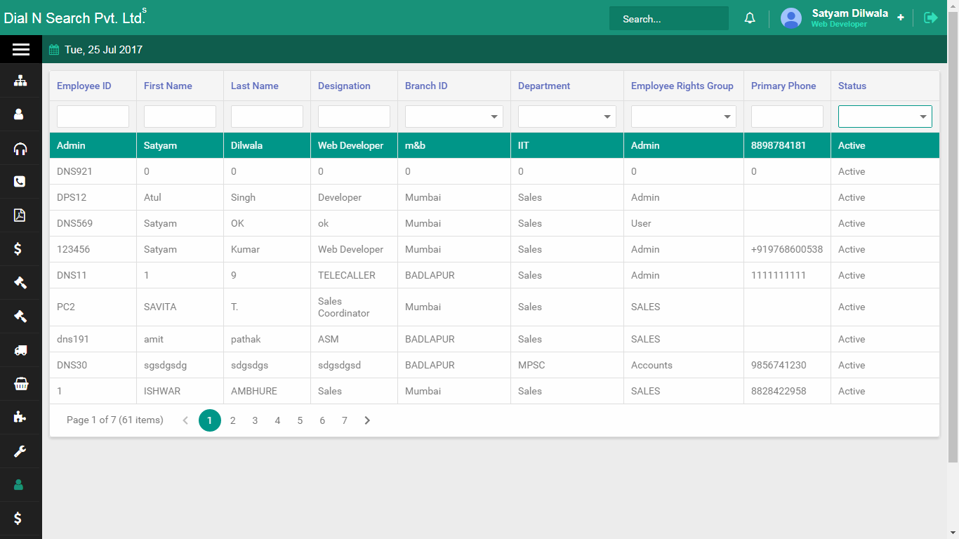 Empl list