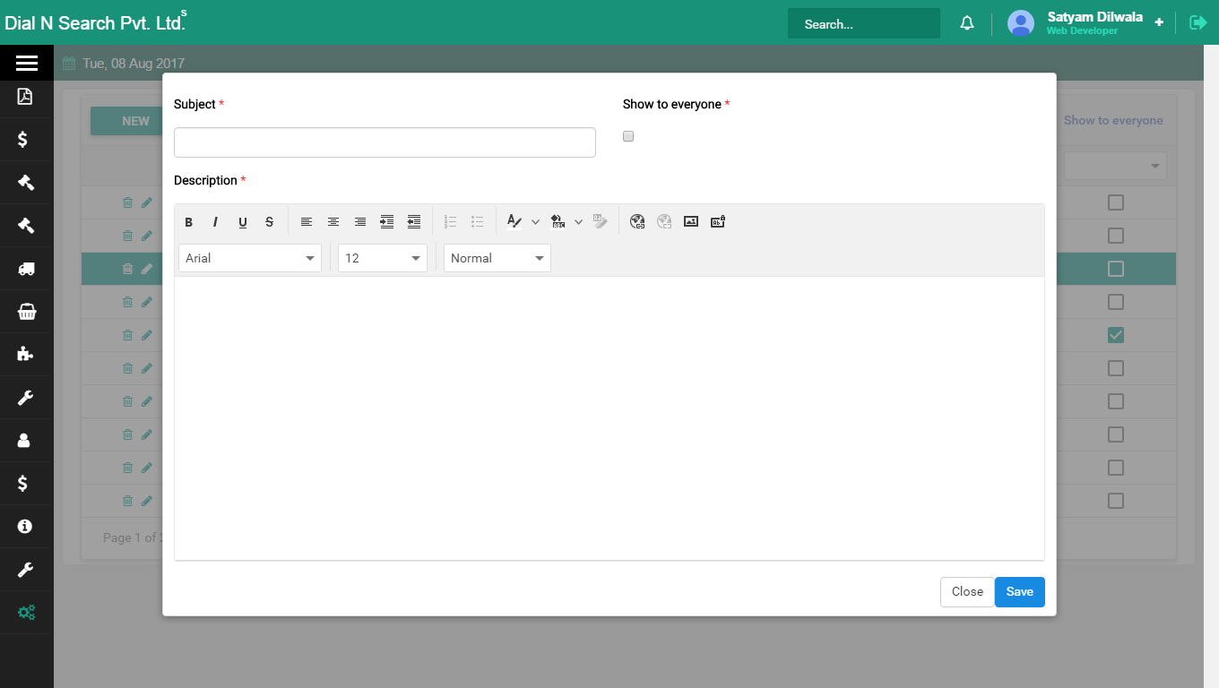 Email Campaign Description