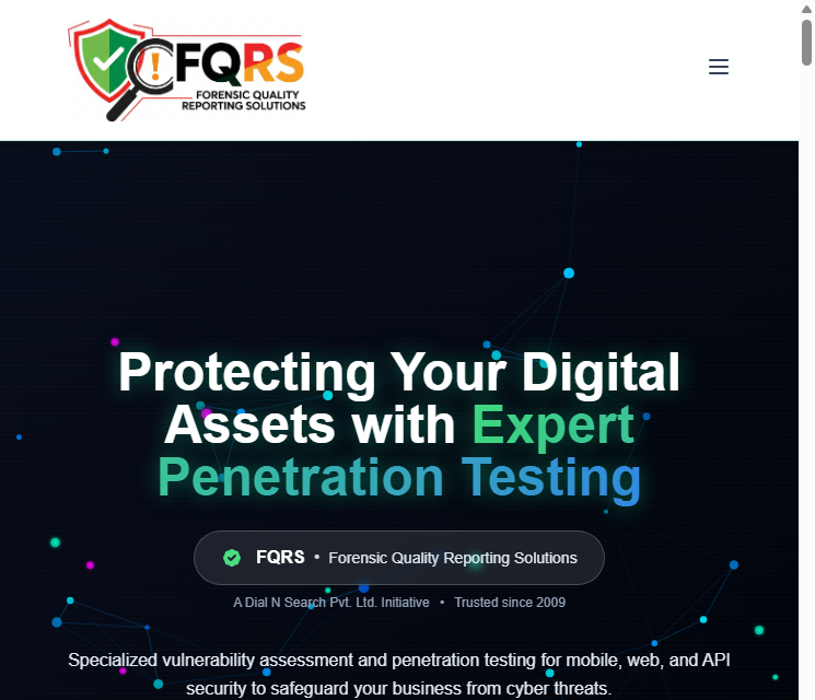 FQRS expert penetration testing for web, mobile and API