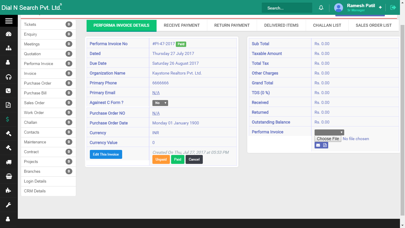 New pinvoice4