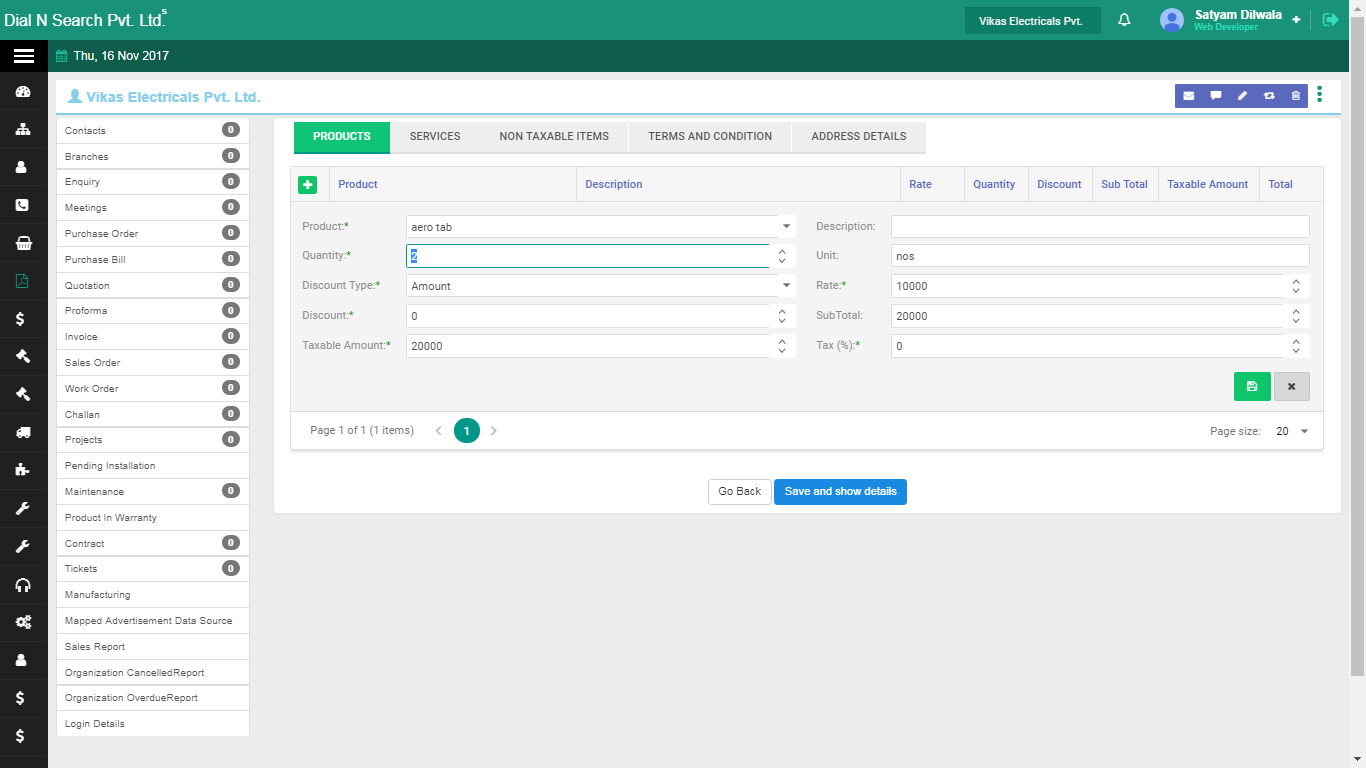 Proforma invoice 2